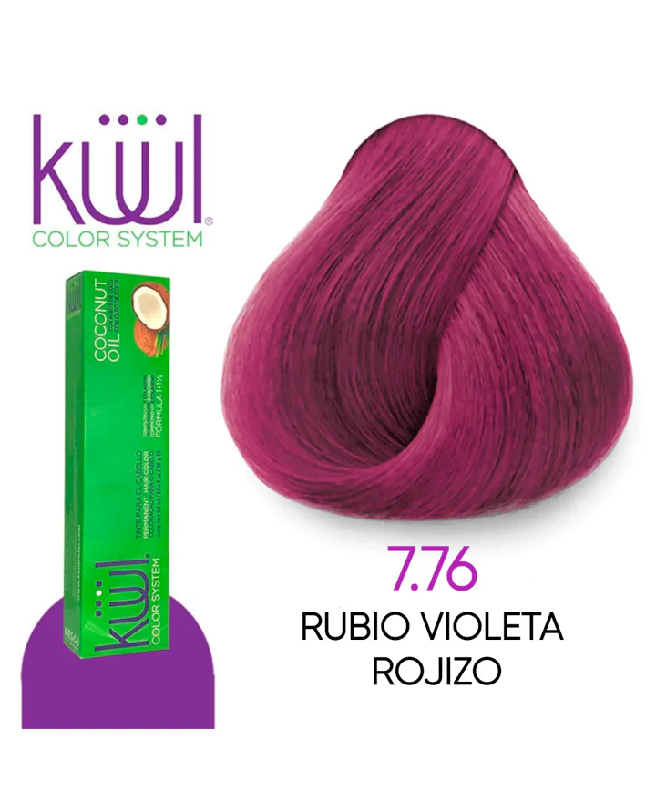7.76 Tinte Kuul Rubio Violeta Rojizo